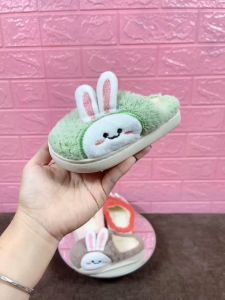 Dép Bông Thỏ Trắng Cho Bé Trai Bé Gái Dép Đi Trong Nhà DP81