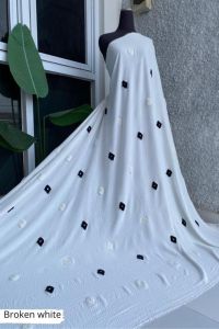 CRINGKEL POM POM | CEY AIRFLOW PUFF EMBROIDERY | POM POM SEGI EMPAT | Harga Per 05 Meter