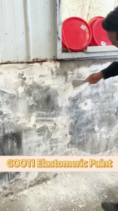 GOOTI Exterior Latex Paint Weather Resistant Waterproof Sun Proof Moisture-proof Mildew Proof Self Brushing Outdoor Wall Paint Coating
