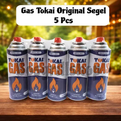 PAKET 5 PCS GAS PORTABLE TOKAI ORIGINAL SEGEL