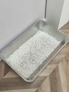 Nipiin Stainless Steel Cat Litter Box Hotel Pan Multifunctional Storage Large Space Nest Litter Box