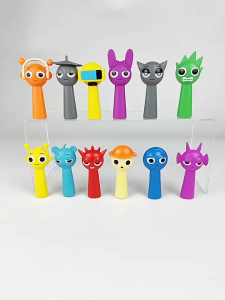 12pcs/set Sprunki Figure Toys Sprunki Wenda Action Figurine Simon Oren Tunner Ornament Fans Children Birthday Christmas Gifts
