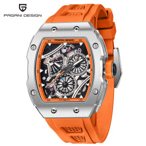 Pagani Designs New Luxury Top Mens Watch Wine Barrel High End Design Multi Functional Waterproof Mens Quartz Watch