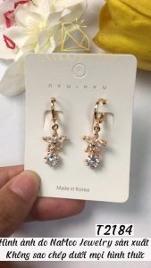Bông Tai Khuyên Tai Dài Hình Hoa Xinh Xắn Cho Các Nàng T2184