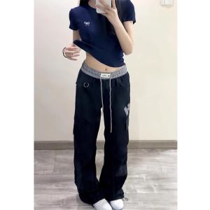 Quần Dài Nam Ice Silk Quick Dry Mùa Hè Mỏng Phong Cách Đường Phố Mỹ Quần Dài Công Sở Ống Đứng Thường Ngày Quần Dài Thẳng