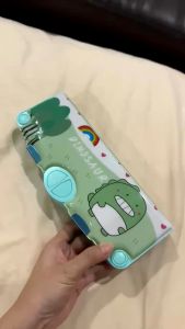 Kotak Pensil TK dan Anak-anak 6 Pola Kotak Pensil Serbaguna Pola Kartun Lapis Tunggal dan Ganda Unicorn/Dinosaurus/Astronot/Gadis/Beruang Kecil/Kucing