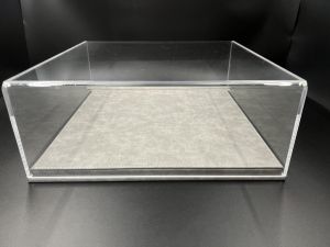 Acrylic Dust Cover Car Model Display Box Integrated Design for Autoart CMC Models 1/18 Dual Parking Slot Special Use