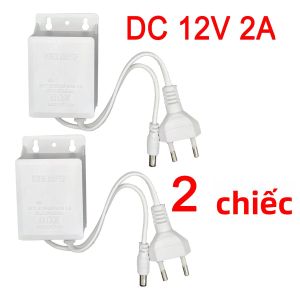 2 Bộ Chuyển Đổi Nguồn Điện Phong Cách EU Ngoài Trời Chống Nước Đa Năng Chuyển Đổi AC 100-240V Sang DC 12V Volt Cung Cấp Bộ Sạc Cho Thiết Bị Máy Ảnh