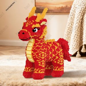 HECAN | Horse-Year Aesthetically Appealing Building Blocks for Women and Adults Small Pieces