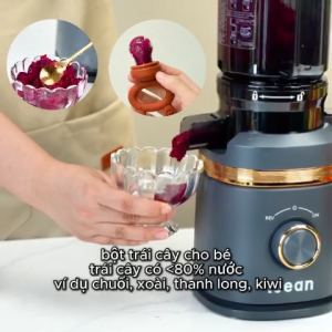 TJean Máy ép chậm đa năng 150W - máy ép trái cây làm kem dung tích lớn bảo hành 12 tháng