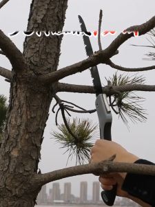 Portable Folding Saw Steel U-Shape Turbo Wood Saw Quick Cutting Handsaw Outdoor Woodworking Cutting Saw For camping tree trimming gardening cutting wood hunting