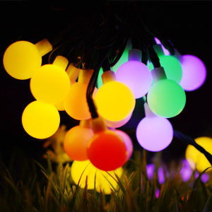 12m 7m 5m Outdoor Solar Lamp Fairy LED Globe Ball String Lights Home Garden Summer Wedding Camping Party Holiday Decoration