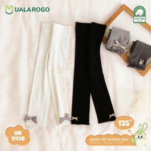 Quần tất cho bé Ualarogo 1-6 tuổi vải Cotton Ceiling co giãn ấm áp mềm mại thoáng khí không bàn 2410