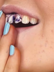 V34 toothpaste hismile Purple Colour Corrector Serum Teeth Whitening Toothpaste ubat gigi pemutih gigi putih tartar remover fresh breath Against Sensitive Teeth 美白牙膏 美白牙齒 30ml