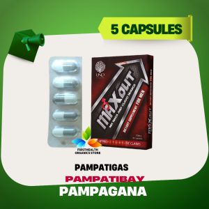 MAX OUT 5 CAPSULES Pampatigas / Pampatagal sa kama sa Babae at Lalaki ( Discreet Packaging)