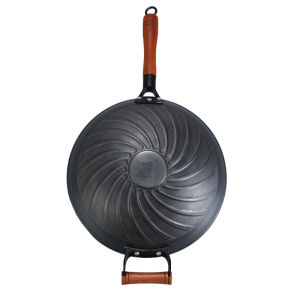 ZHONGFU | Cast Iron Wok with Cyclone Energy Technology