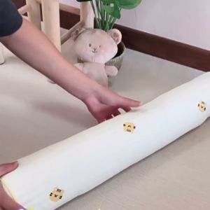 Korean Embroidery Baby Comfort Pillow Cushion Crib Bumper - Soft Anti-collision Newborn Safety Guard 60CM