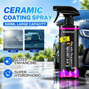 500ML Car Ceramic Coating Spray Semburan Salutan Nano Kereta Super Hydrophobic & Gloss Enhancing Car Nano Coating Coating Spray 汽车纳米镀膜喷剂