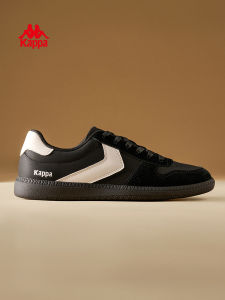 Kappa | Couples New Style Lightweight Black Leather Trainers