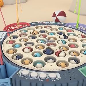 LYZRC Childrens toys Electric rotary fishing toy Set Child/child interaction 1-3 years old