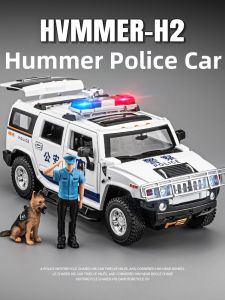 JUANNUO | Police Car Model Large Boys Alloy
