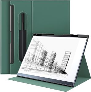 Timovo trường hợp tương thích cho đáng chú ý 2 máy tính bảng nhiều góc nhìn gấp trường hợp với kẹp giữ bút Tương thích với đáng chú ý 2 Giấy Tablet 10.3 "2020 phát hành