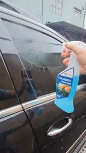Chai Vệ Sinh Kính Nhanh X-Glassy Ekokemika Làm Sạch Vết Bẩn Ố Dầu Mỡ Trên Kính Xe Ô Tô ( Tặng Khăn )
