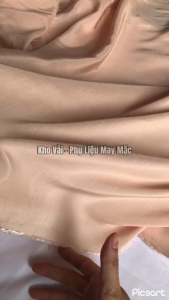 Vải Thô Xước Cotton 100% Màu Hồng Da Khổ 1m45 - Chất Mềm Mại Thấm Hút Rũ - Áo Kiểu Đồ Thiết Kế