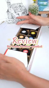 Hộp 12 màu poster Pentel WPU2-12 màu vẽ đẹp bền lâu phai vẽ được trên mọi chất liệu