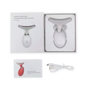 Facial Massager Red Light Beauty Device for Face and Neck Face Sculpting Wand with 7 Color LED Photon Skin Care Tool Ideal Gift