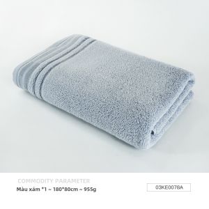 KING SHORE | Khăn Tắm Bông Sạch Dày & Lớn 180x80cm