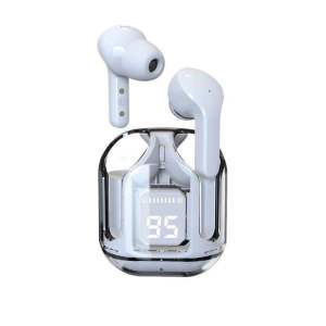 Headset bluetooth TWS Air31 wirelles LED display transparan Hifi sound