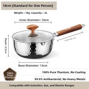 RONGCHUAN | Titanium Coating Free Baby Food Milk Pot