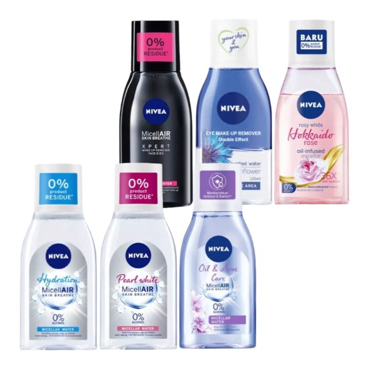 Nivea MicellAir Micellar Water 125ml Make Up Cleanser 125 ml
