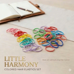 Premium Elastic Hair Bands Thick Rubber Band Disposable Seamless Hair Ties Ponytail Holder