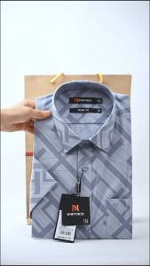 Áo sơ mi Khatoco tay ngắn