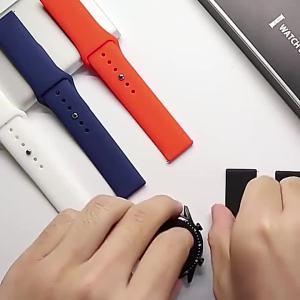 Silicone Watch Straps For Samsung Galaxy watch 6 4 5 pro/4 Classic/7/FE Active 2 20mm 22mm sport bracelet Huawei gt 5-4-3-2 band