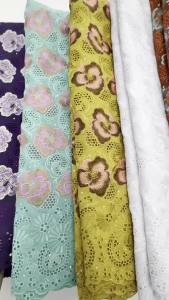 2026 Newest Swiss Voile Lace Fabric French Dry Cotton Lace Luxury Embroidery Lace For Women Evening Party Wedding Dress Sewing