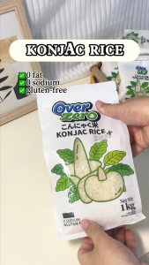 Over Zero Miracle Konjac Shirataki Rice Zero Sugar Zero Fat Gluten Free Instant Filling Rice 1KG High Satiety No Cooking Needed Low Carb Keto Friendly Student Traveler Quick Hot Water Brew
