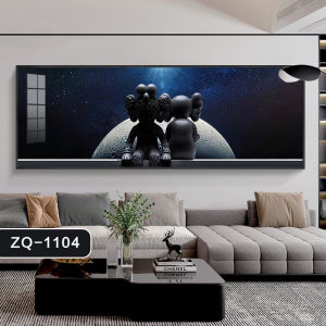 Kaws ภาพตกแต่งห้องนอนเด็ก ภาพวาดการ์ตูน ภาพวาดขนาดใหญ่ ภาพวาดห้องน้ำ ภาพวาดห้องนอนเด็กชายและเด็กหญิง ภาพวาดตกแต่งห้องนอน