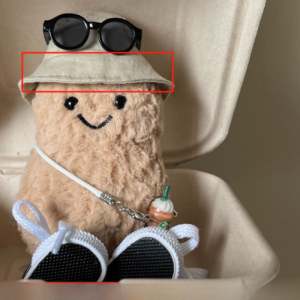 Jellycat Fun Peanut Clothes 15cm Doll Pendant Keychain Kids Clothes Accessories Fisherman Hat Glasses Doll Toy Cotton Plush