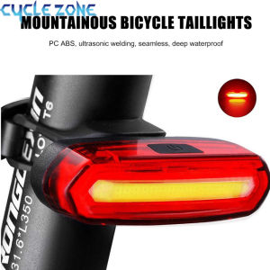 Bicycle Taillight MTB Red Light Bike Rear Light USB Rechargeable LED Cycling Bike Warning Light Mountain Bicycle Lamp
