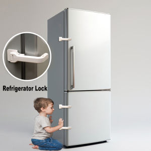 1pc Refrigerator Lock Baby Safety Child Lock Home safety products Suitable for single door refrigerator Easy to install