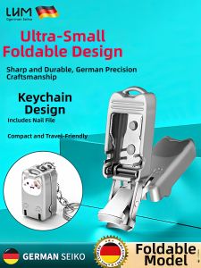 LHM | Foldable Flip Cover Nail Clipper with Keychain