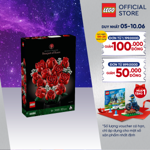 LEGO BOTANICALS 10328 Đồ chơi lắp ráp Bó hoa hồng LEGO® (822 chi tiết)