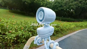 Babymommy👶JisuLife【Portable Stroller Fan】5000mAh 38H Long Battery Ultra Quiet Wind Fan for Mom Baby Kipas Dorong Bayi