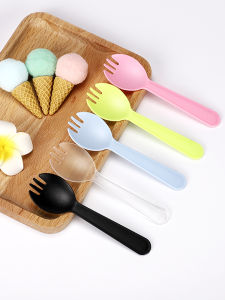 Muỗng Nhựa Dùng Một Lần Bao Bì Đơn Lõi Mờ Muỗng Nhỏ Dùng Để Ăn Kem Bánh Kẹo Đồ Ăn Nhẹ Nhà Hàng Dùng Thương Mại