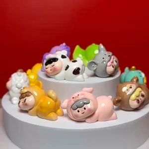 Set túi mù baby three 12 con giáp size lớn 5cm blind bag trang trí decor cho bé - Tiệm Nhà Sóc 2023