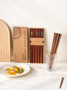 Onlycook | Bộ Đũa Gỗ Cánh Gà Kháng Khuẩn Chống Trơn Trượt