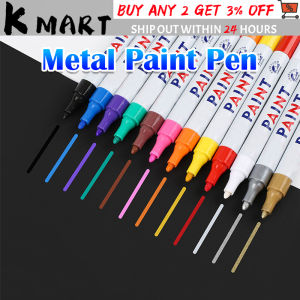 12 Colors Car Tire Rubber Tread Permanent Paint Marker Pen Waterproof